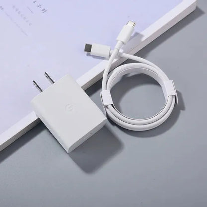 Original 30W USB-C PD Fast Charger Adapter for Google Pixel 6, 7, 5 Pro, 4/3/2 XL – Quick Charge 6A/5A/4A Power Supply