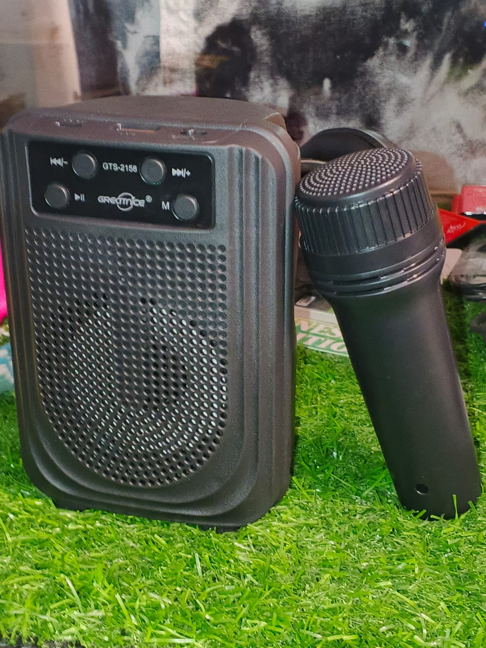 GTS 2158 Portable Bluetooth Speaker | 3-Inch Ultra Loud Stereo with LED Lights