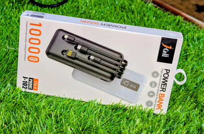 Jcell Power Bank 10000mAh – Fast Charging Portable Power Bank